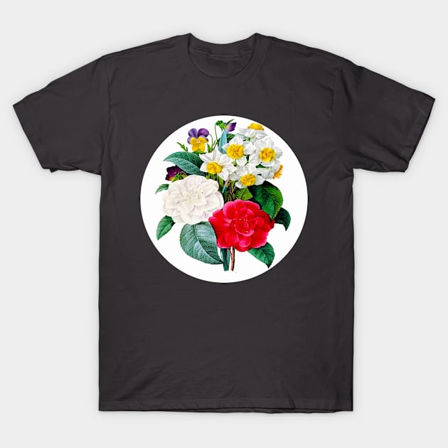 Vintage Flowers T-Shirt by Marccelus